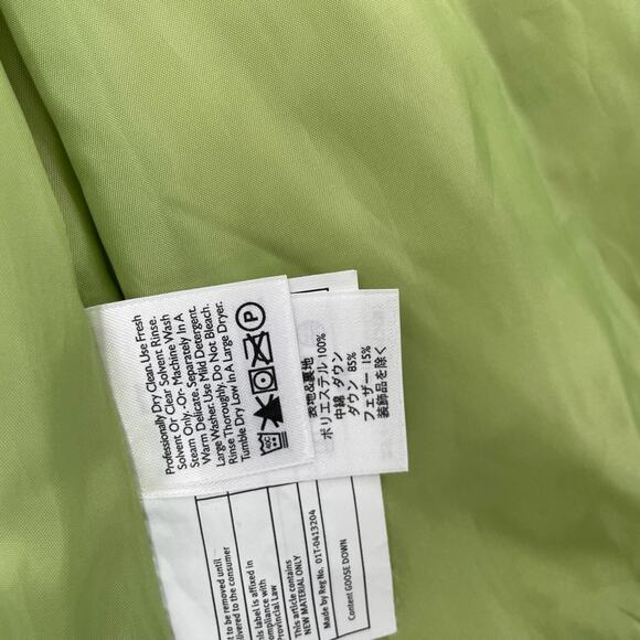 Eddie Bauer Premium Goose Down 700 Fill Power Puffer Vest Women's Medium Green - Picture 10 of 13